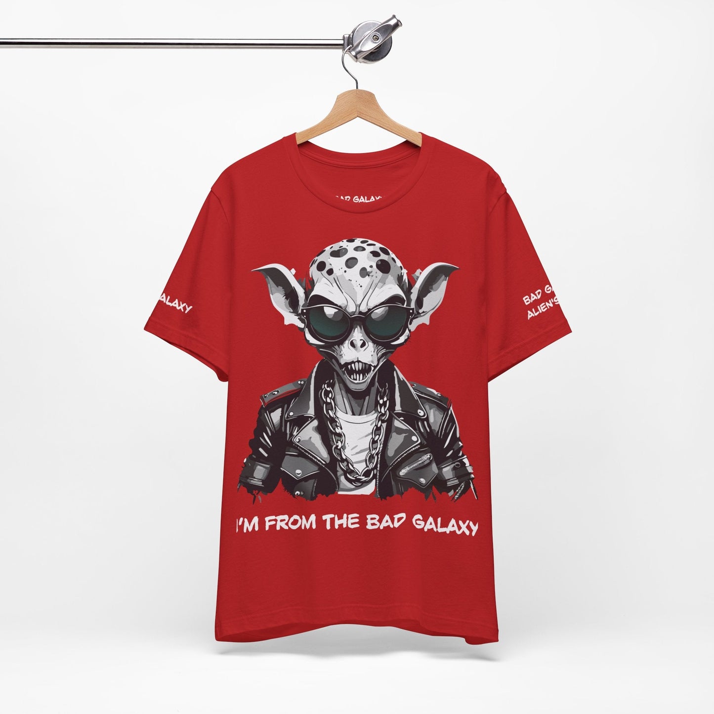 Alien Tee Shirt From Bad Galaxy Made To Order Lightweight 100 Cotton Tee With Eco Inks Free Shipping