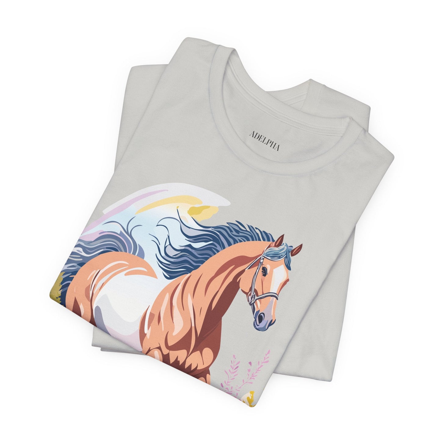 Horse Graphic Unisex 100 Cotton Vintage Animal Art T-Shirt 5