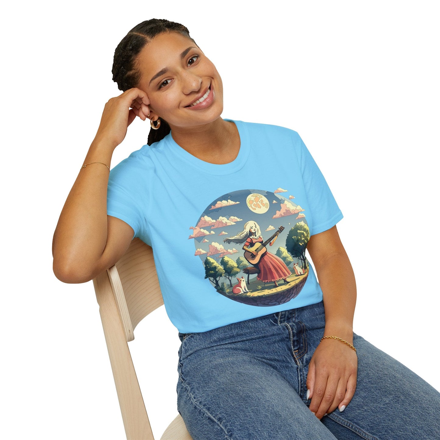 Womens Graphic T Shirts Art Design Tee Softstyle 100 Percent Cotton Unisex Gildan 64000