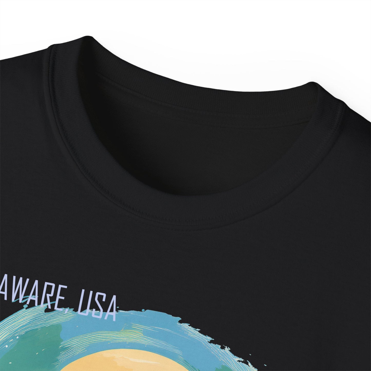 Delaware Graphic Unisex Cotton T‑Shirt 1