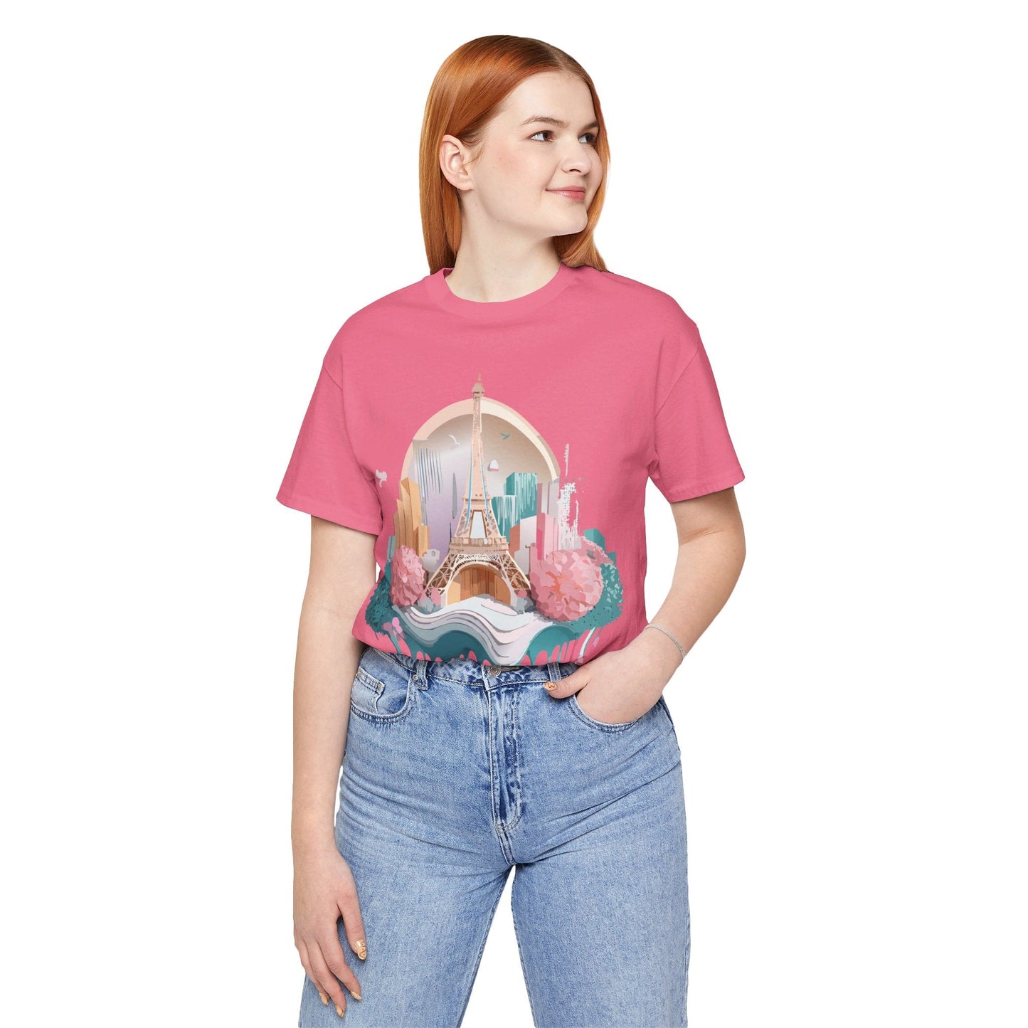Paris Tourist Shirt Unisex Graphic Tee With Vintage Adelpha Artwork And Travel Style