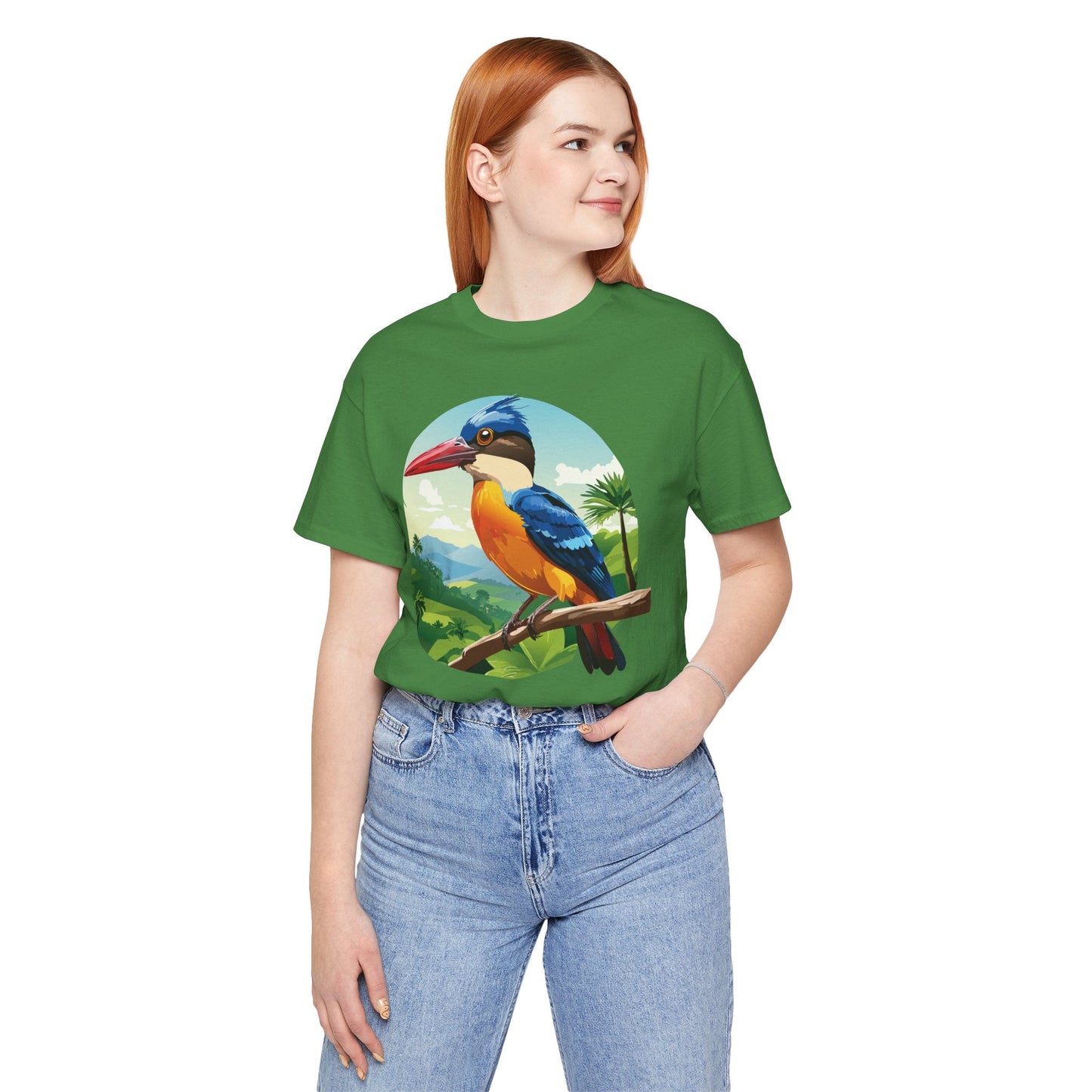 Unisex Animal Shirt With Art Design Featuring Wild Animals Jersey Short Sleeve Tee