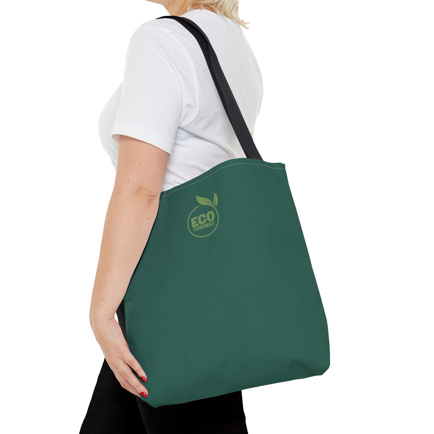 ECO GREEN COLOR CANVAS BAG HIGH-QUALITY 100% SPUN POLYESTER 3 SIZES BAG-E7