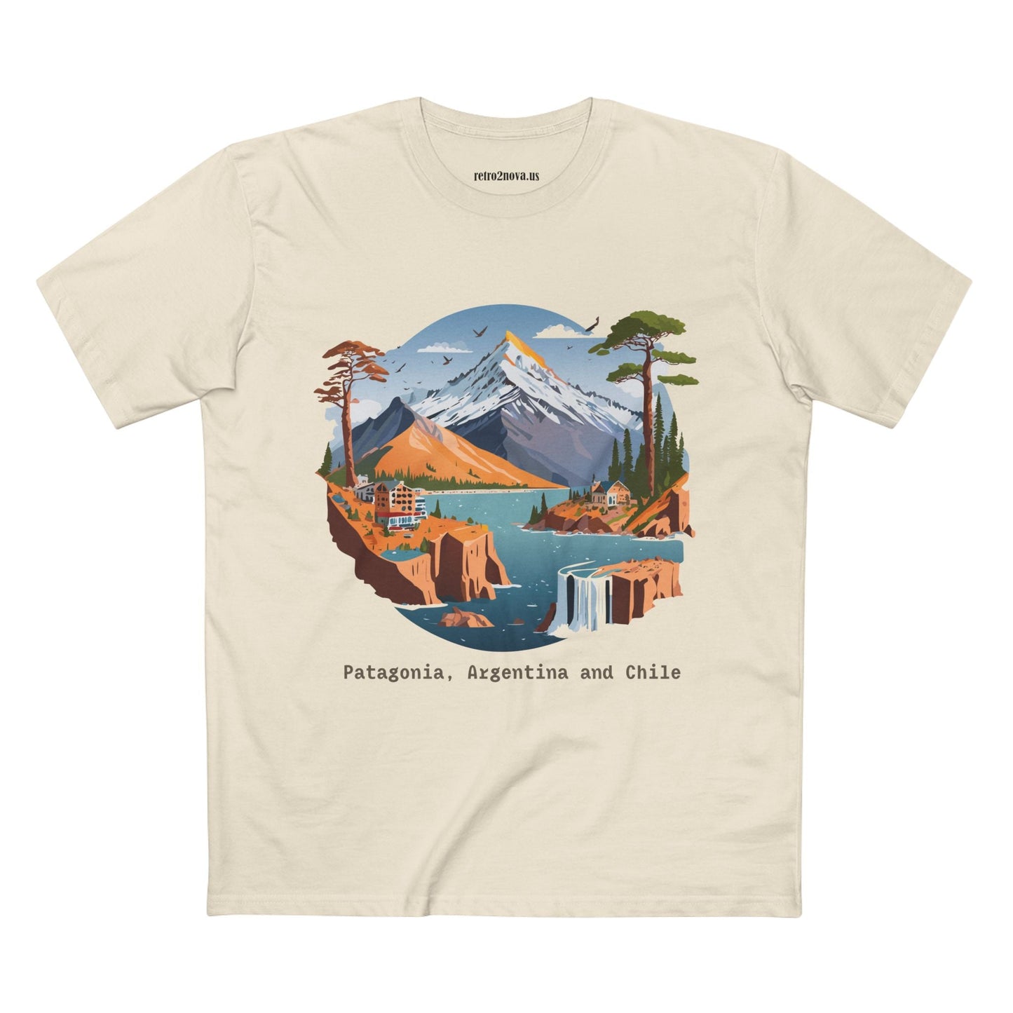 Travel Shirt Unisex Premium Cotton Tee With Original Art Design Retro2Nova TT69 Edition