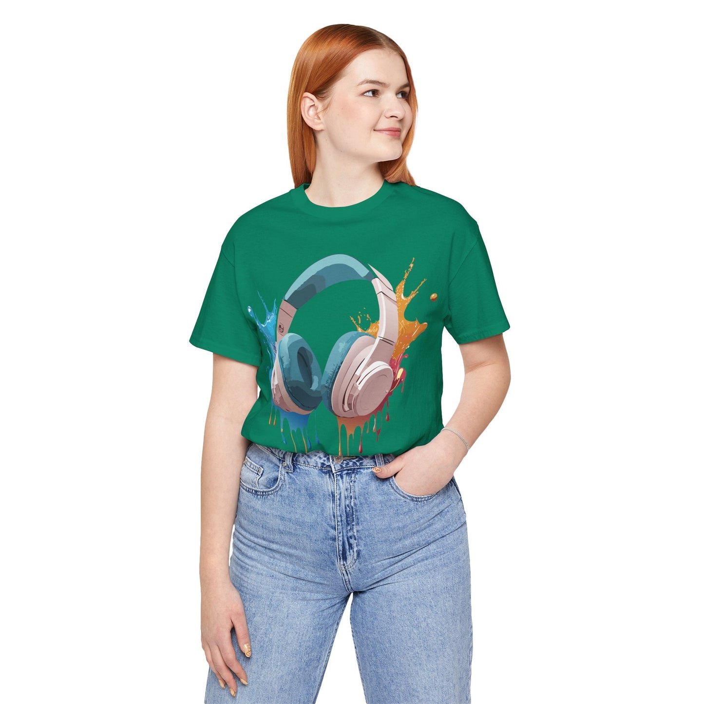 Adelpha Graphic Tee Unisex Music Artwork Vintage Inspired Jersey Short Sleeve Shirt