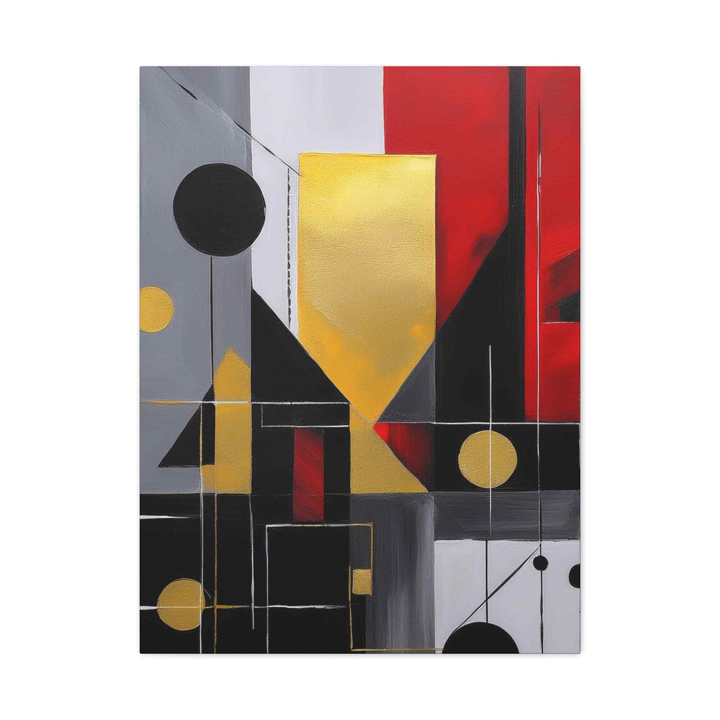 Red Abstract Painting Print Canvas 20x24,20x30,24x30, 24x32,24x36,30x40, 32x48,36x48,40x60 Pine-Wood Inner Frame ABS-22