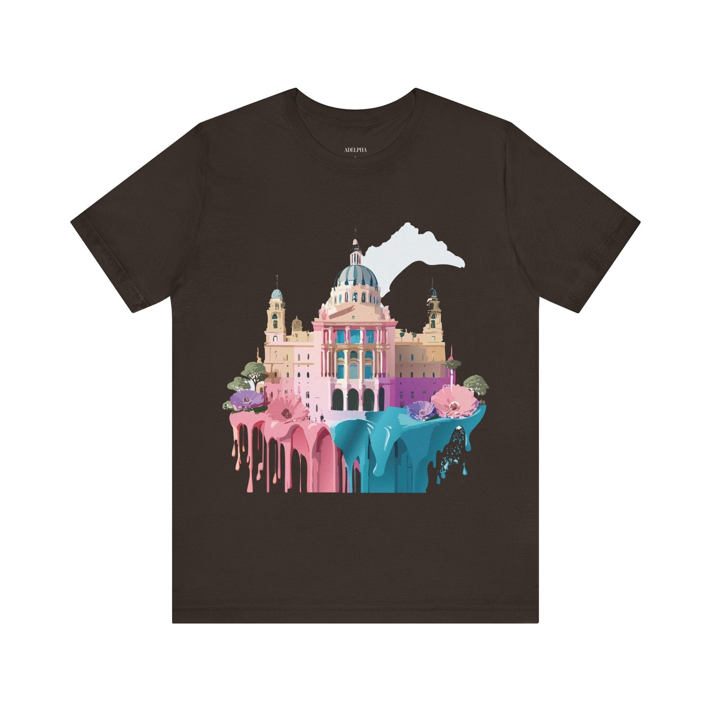 Adelpha Unisex Graphic Tee Madrid Tourist Shirt Vintage Inspired Art Design By Adelpha