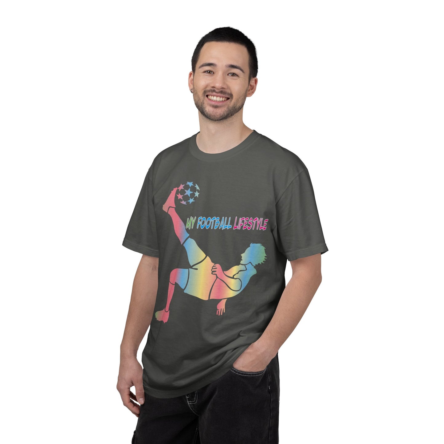 Sports Graphic Unisex T-Shirt Garment Dyed Cotton Relaxed Fit Comfort Colors 9