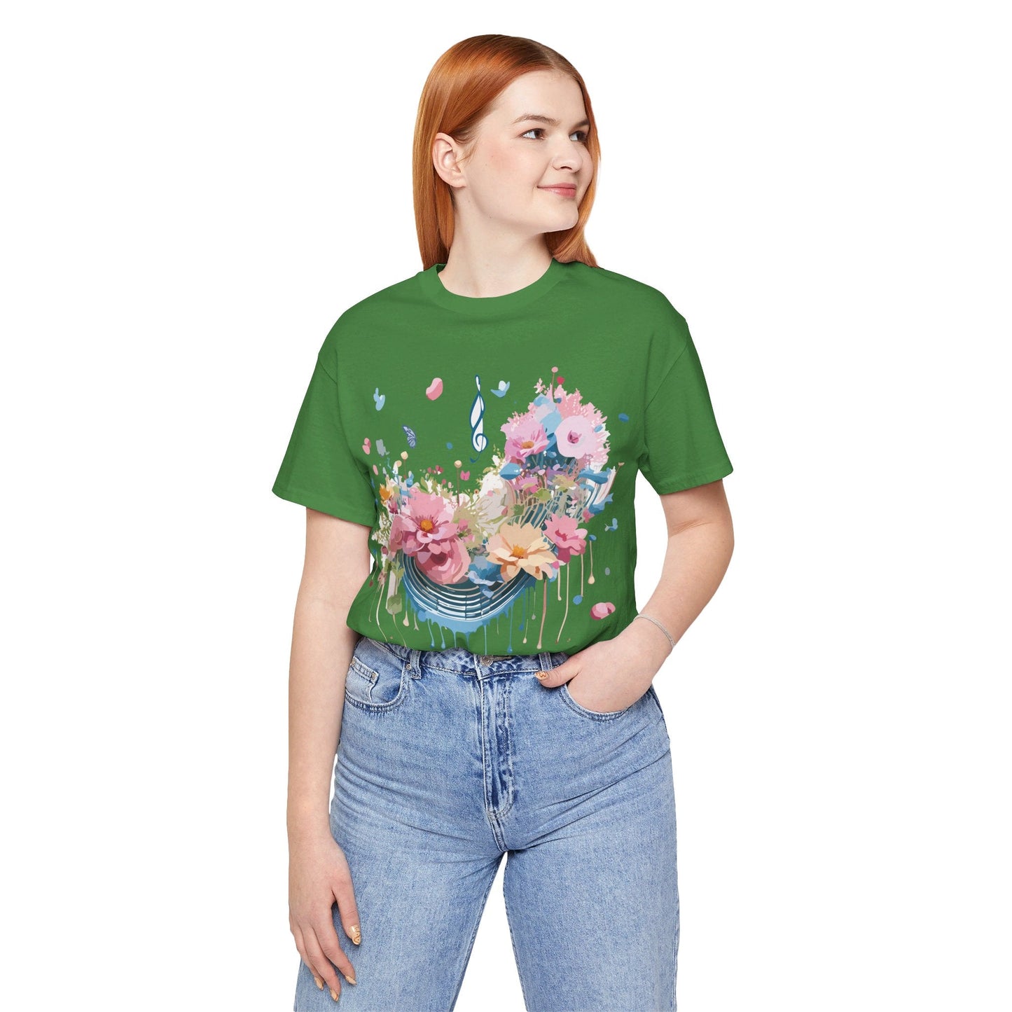 Music Graphic T Shirt Unisex Short Sleeve Jersey Tee Adelpha Vintage Inspired Art