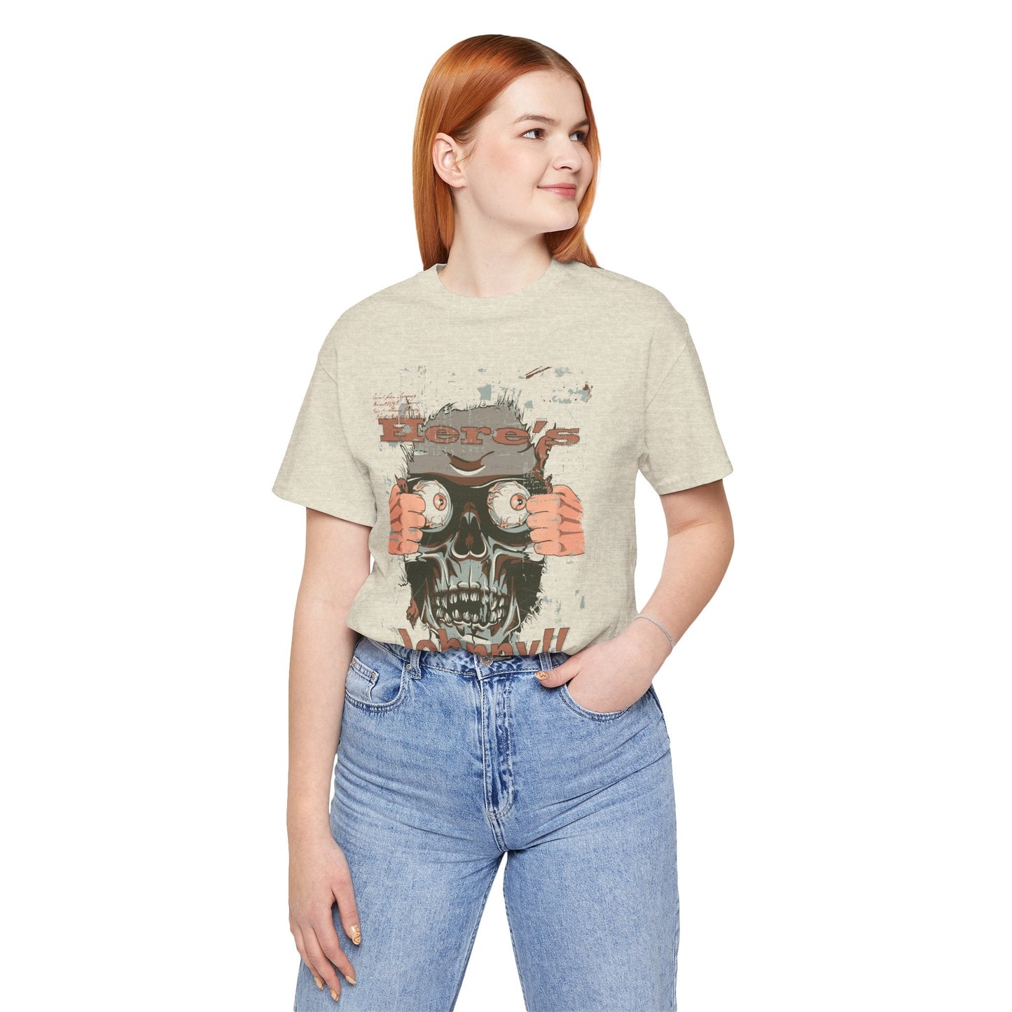 Skull Graphic Unisex Cotton T-Shirt r8