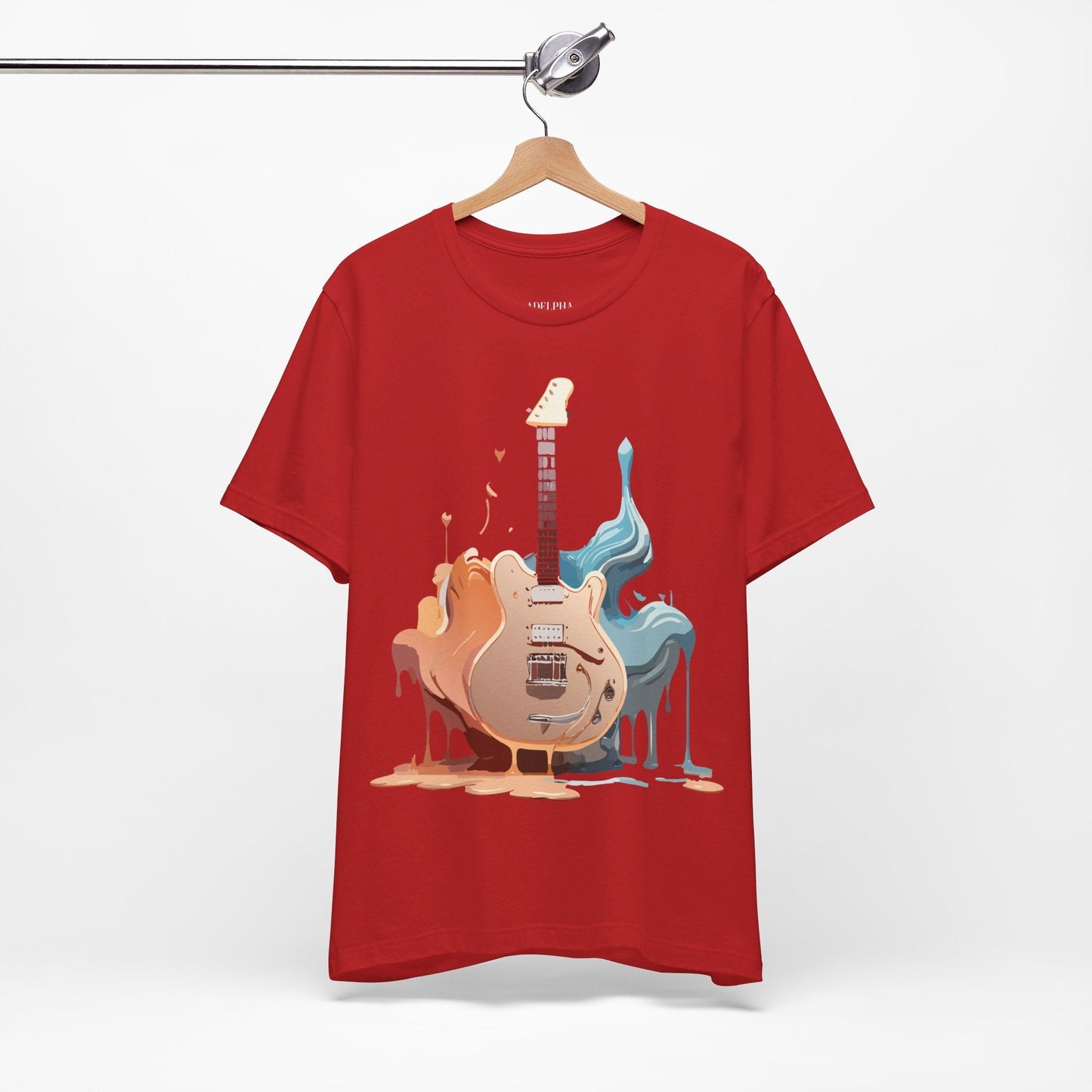Adelpha Vintage Inspired Graphic Music T Shirt Unisex Short Sleeve Tee For Everyday Wear