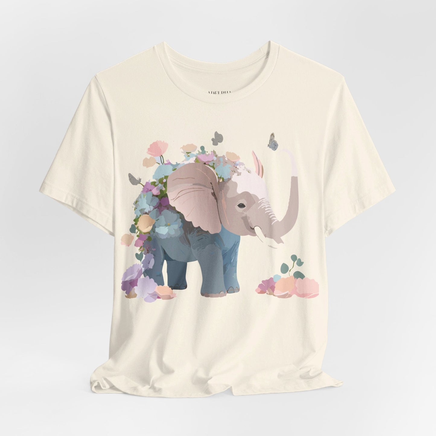 Elephant Graphic Tee Unisex Jersey Short Sleeve Art Design Adelpha Premium Vintage Inspired