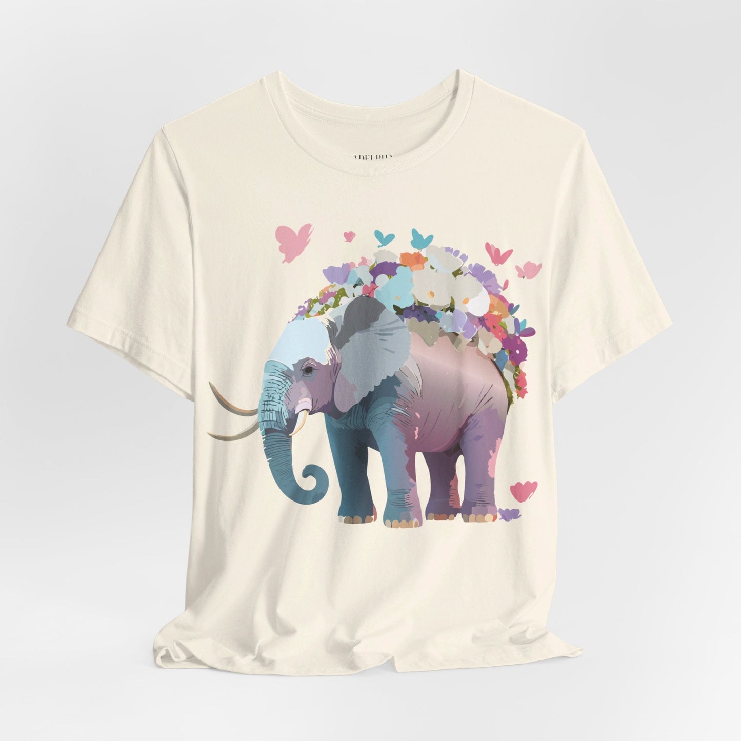 Elephant Graphic Unisex 100 Cotton Jersey Vintage Art Design Tee 15