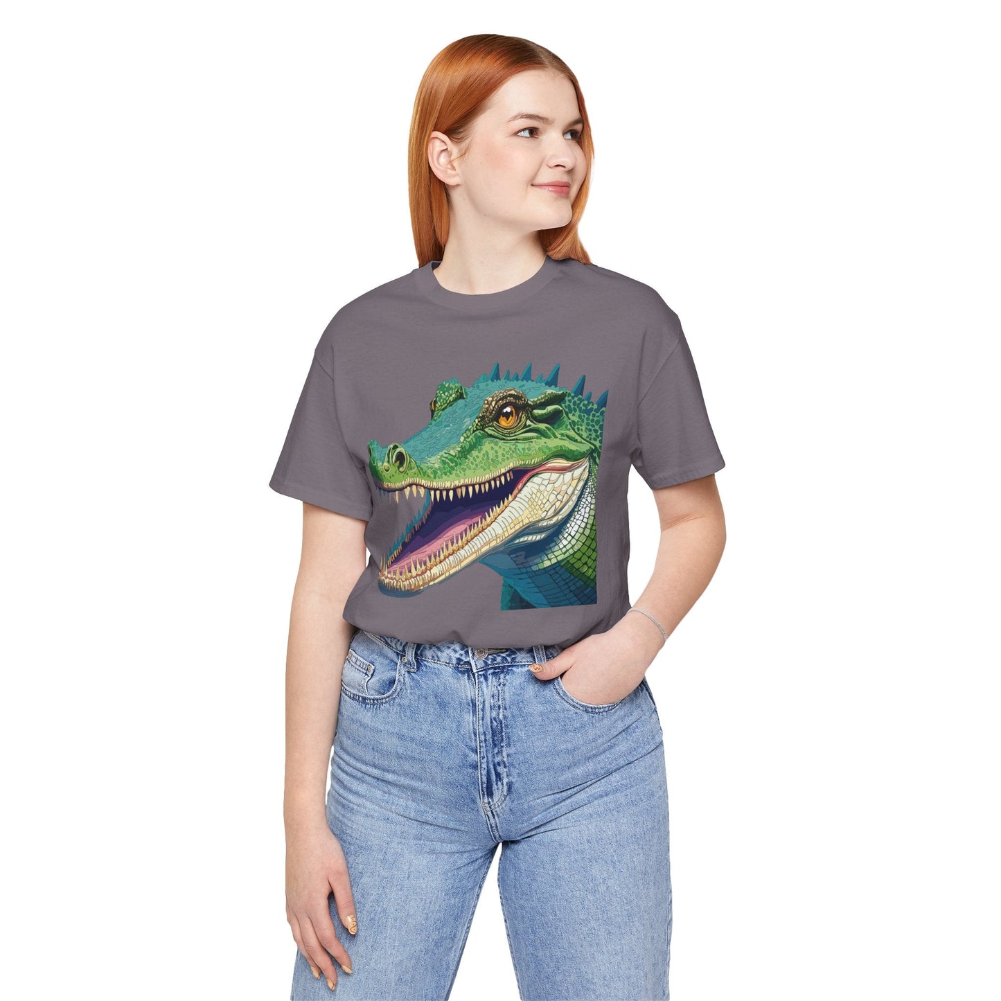 Unisex Animal Tee Shirt With Animals Art Design Wild Animals Jersey Short Sleeve