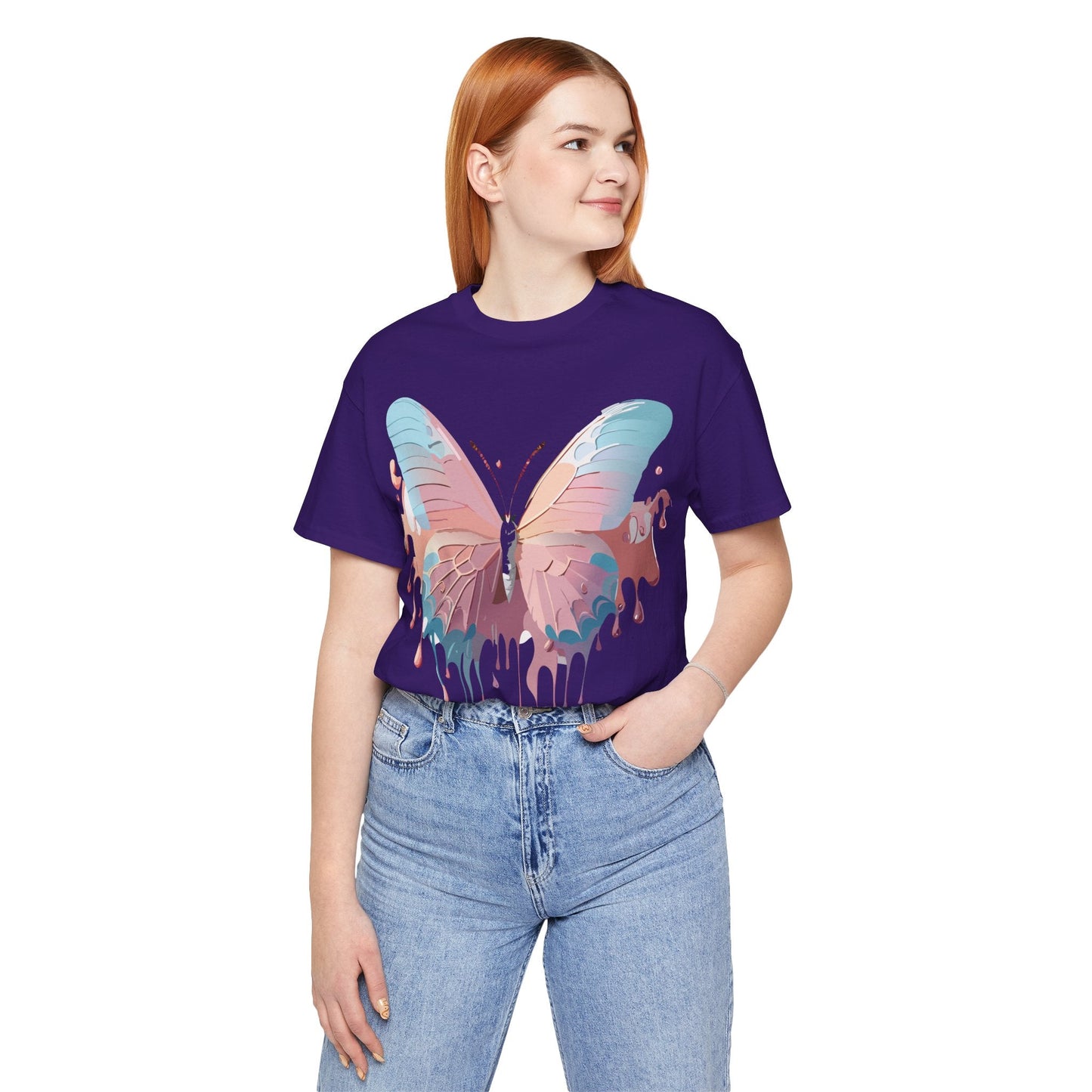 Butterfly Graphic Tee Unisex Adelpha Vintage Inspired Art Design Shirt