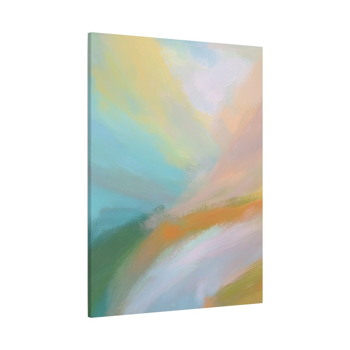 Abstract Pastel Painting Print Canvas 20x24,20x30,24x30 24x32,24x36,30x40 32x48,36x48,40x60 Pine-Wood Inner Frame ABS-94