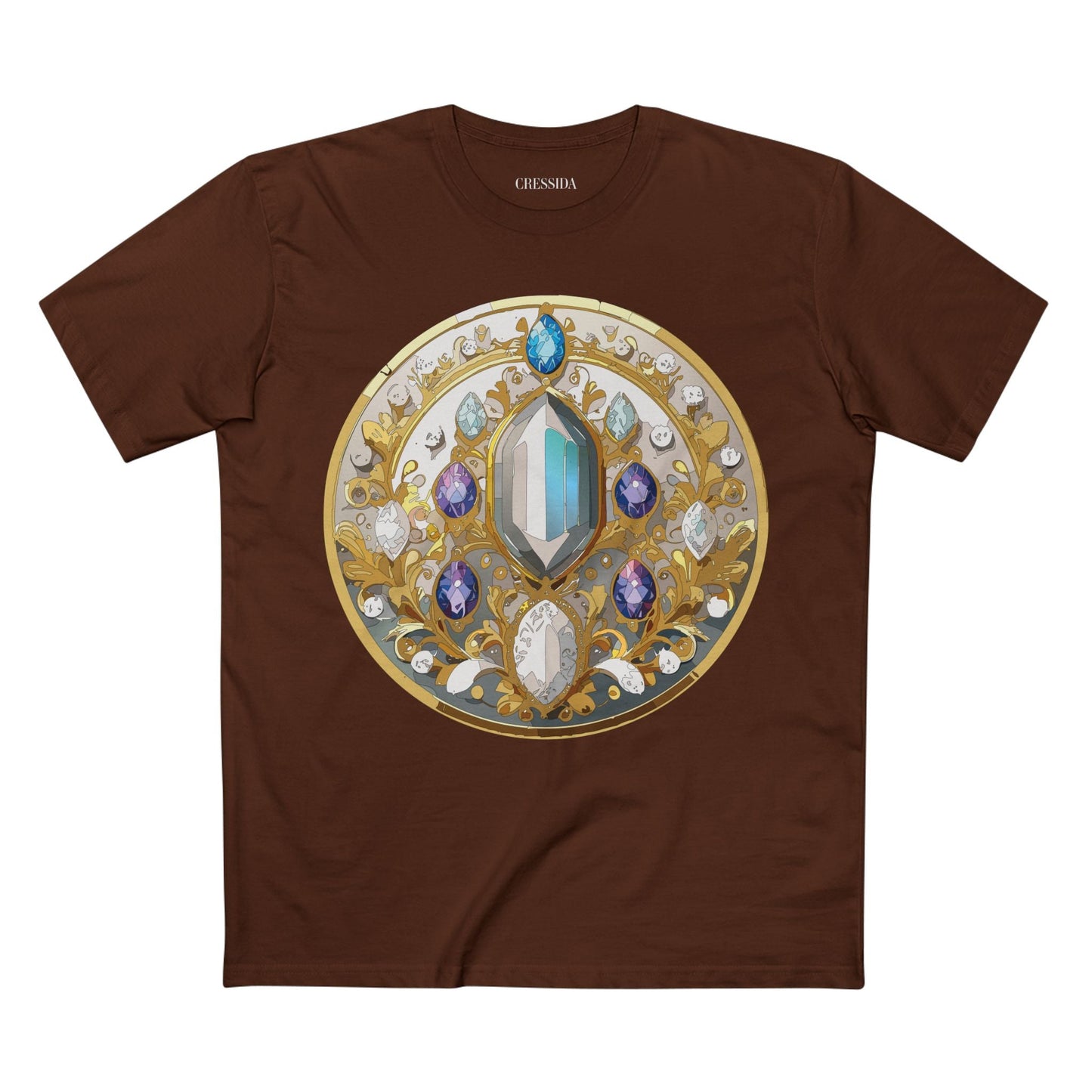Medallion Graphic T-Shirt Unisex 100 Cotton With Gold Art Design Medal Tee 15