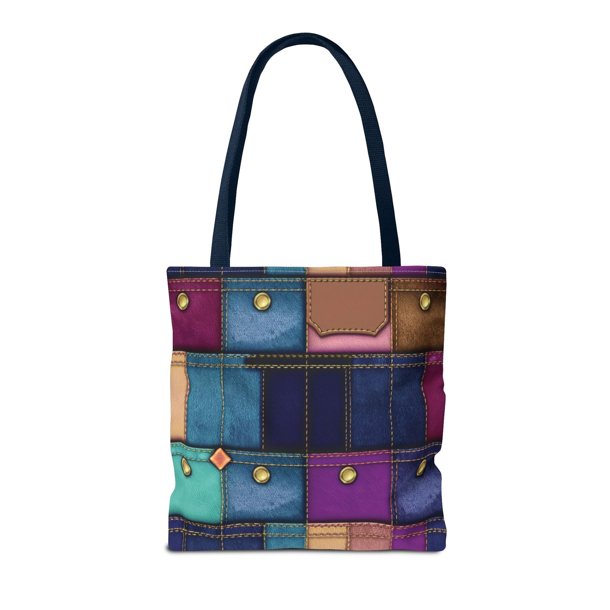Denim Canvas Bag, Tote Bag Denim Printify