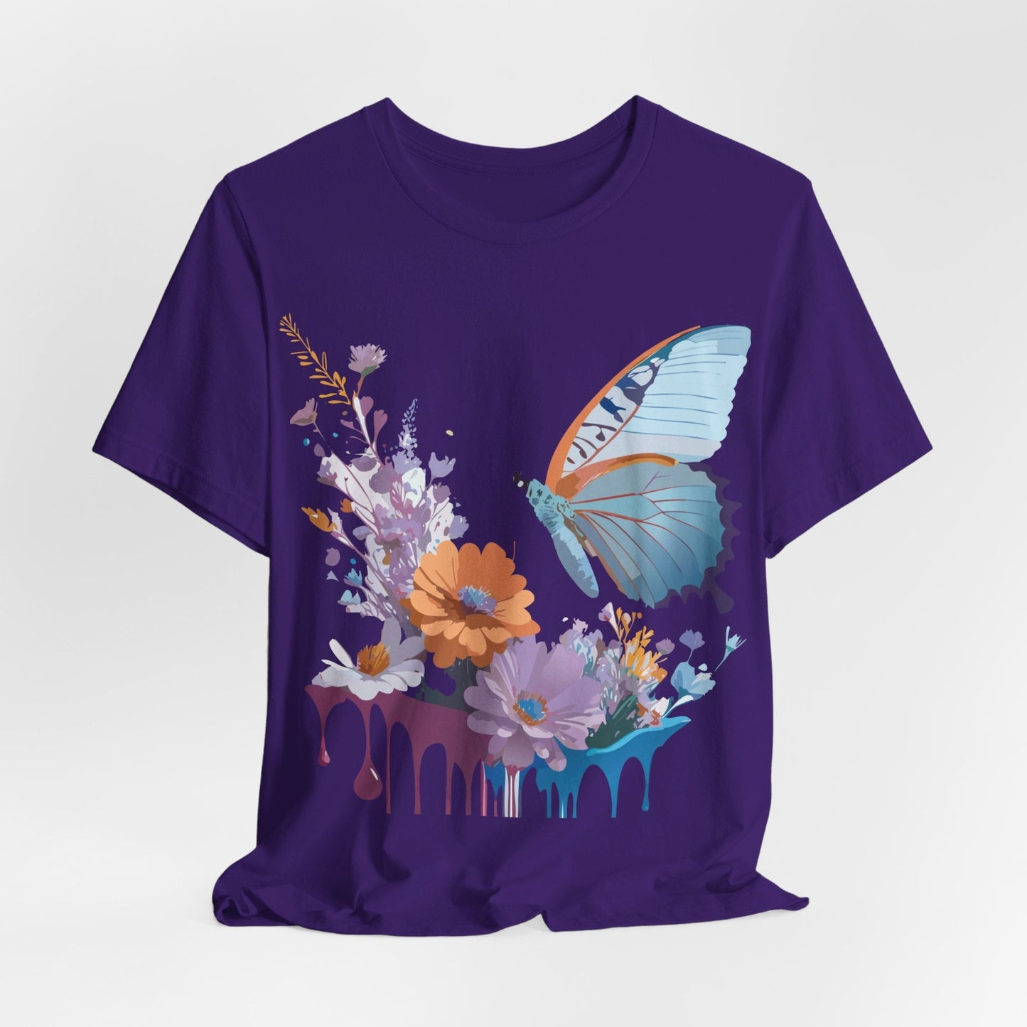 Butterfly Graphic Tee Unisex Jersey Short Sleeve Vintage Inspired Adelpha Art