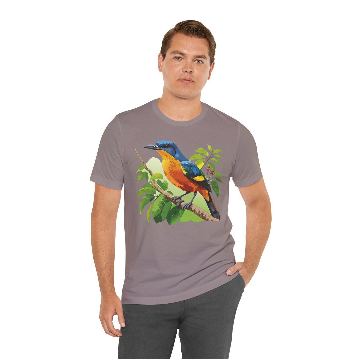 Unisex Animal Design Tee Shirt With Wildlife Graphics For Casual Everyday Wear And Comfort