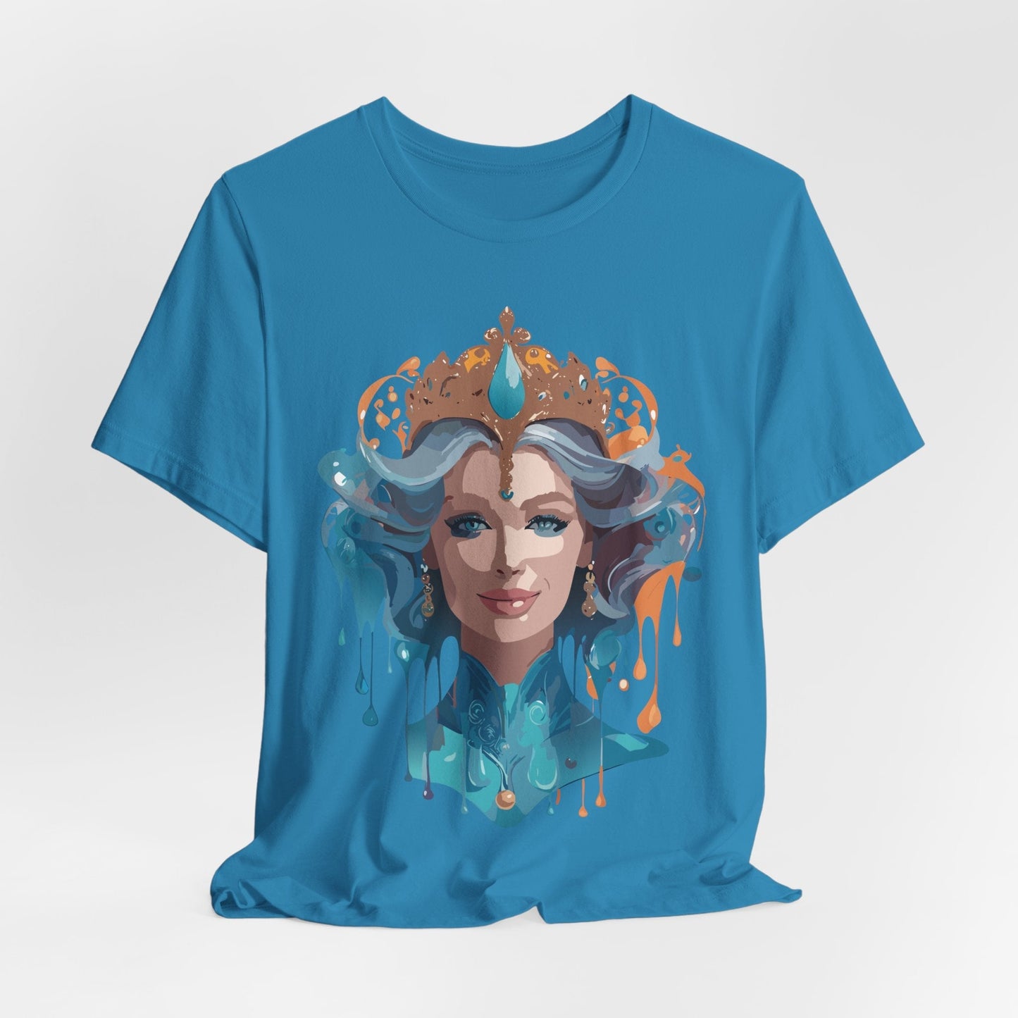 Queen Graphic Tee Unisex Adelpha Vintage Artwork Short Sleeve Premium Casual Wear