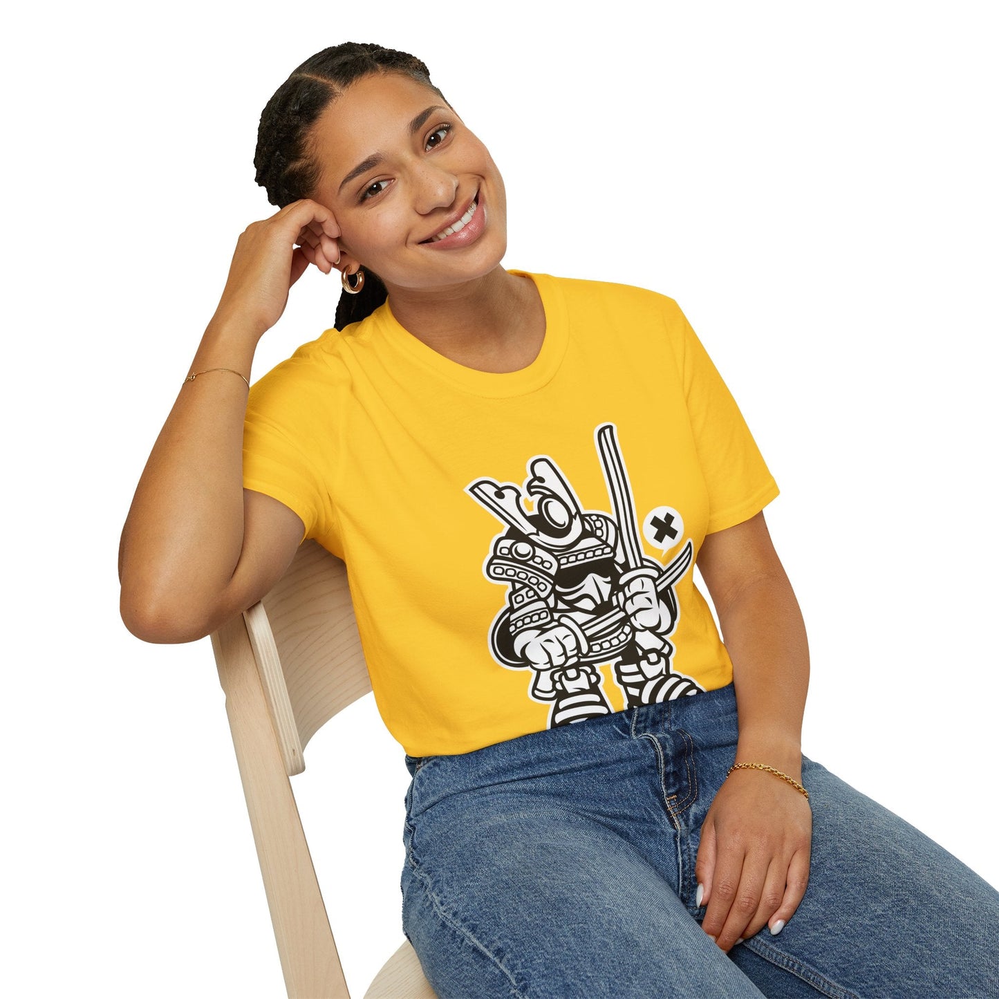 Cartoon T Shirt Unisex Animation Tee Funny Tee Gildan Softstyle 64000 100 Percent Cotton