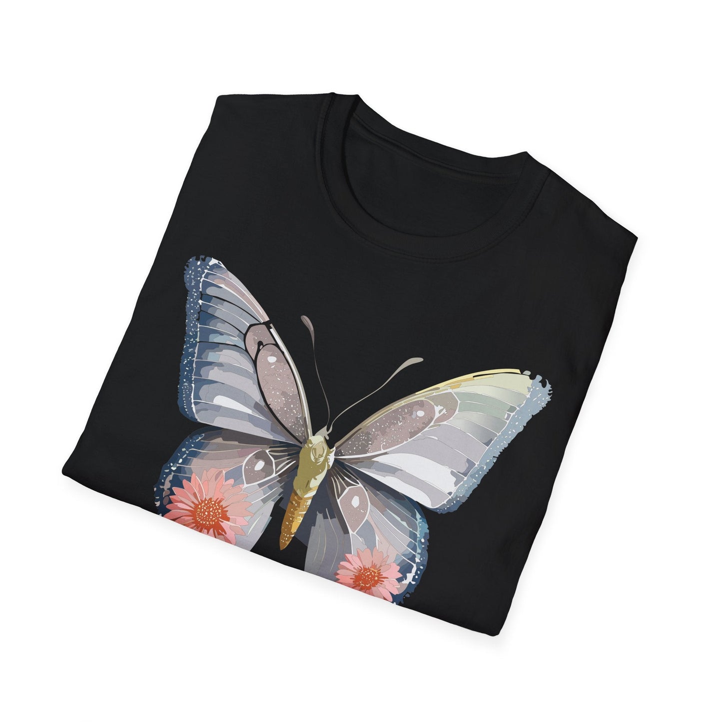 Butterfly Shirt Unisex T Shirt 100 Percent Ring Spun Cotton Softstyle Tee Monarch