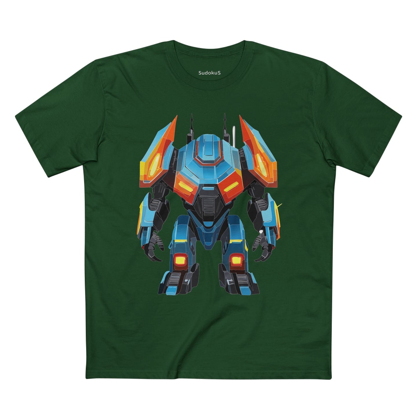 Cyborg Robot Graphic Unisex 100 Cotton Staple Tee 7