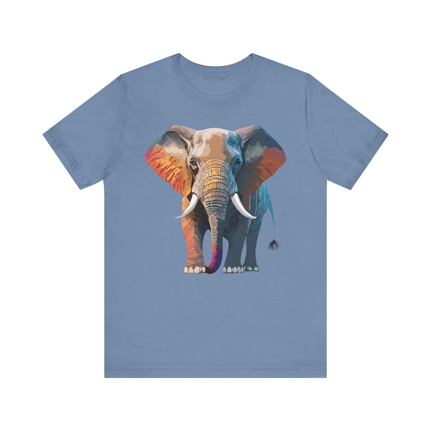 Unisex Animal Shirt With Animals Art Design Graphic Tee Short Sleeve Wild Animals