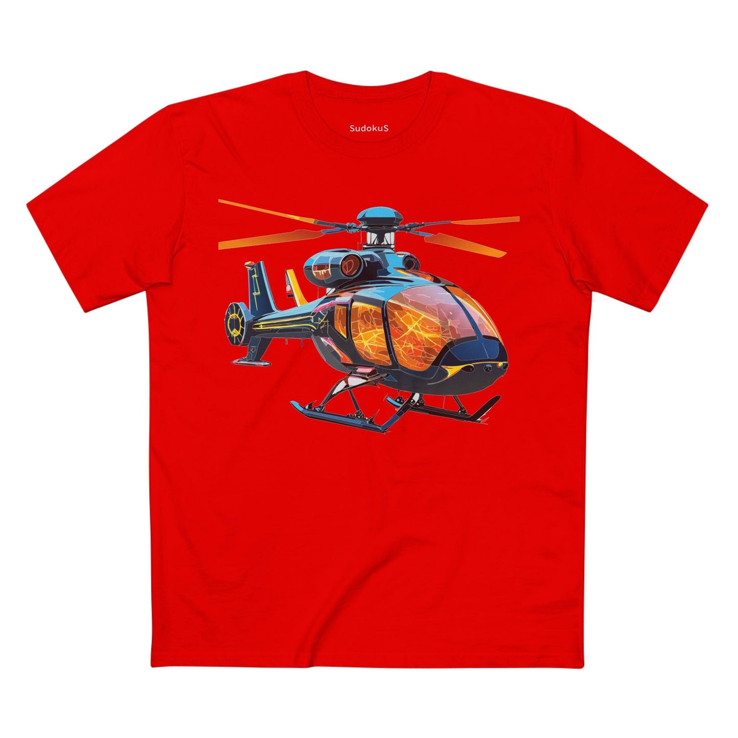 Chopper Graphic Unisex 100 Cotton Staple Tee 5
