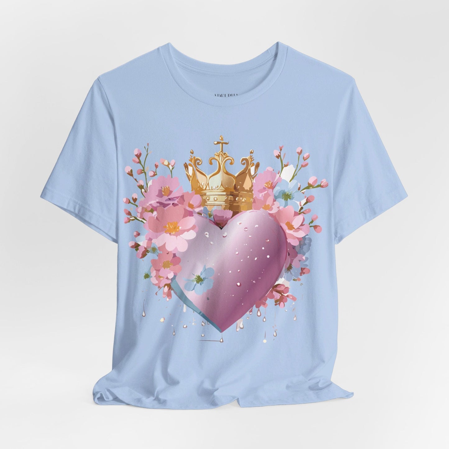 Valentine Graphic Tee Unisex Jersey Short Sleeve By Adelpha Vintage Inspired Artwork