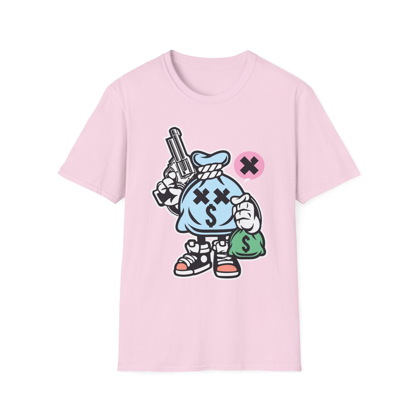 Cartoon T Shirt Animation T Shirt Funny Tee Unisex Gildan Softstyle 64000 100 Percent Cotton