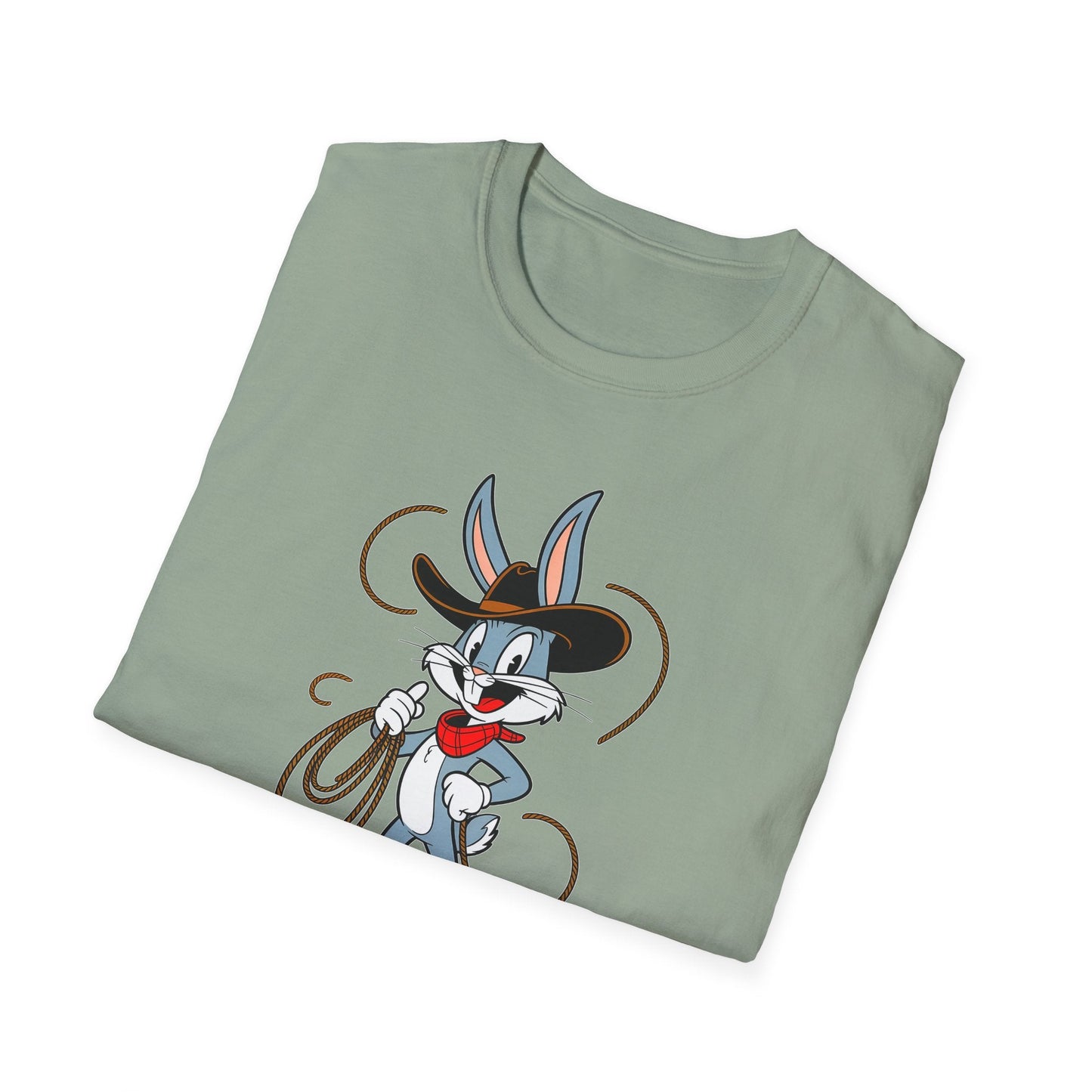Cartoon Bunny Graphic Unisex Cotton Animal Animation Artwork Design Tee 37