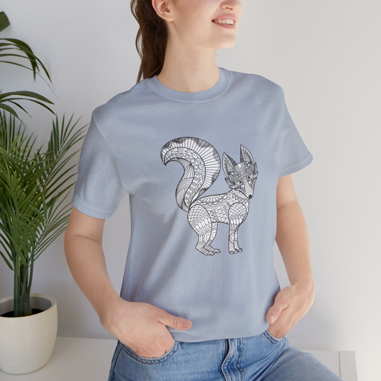 Camiseta unisex con estampado de animales 