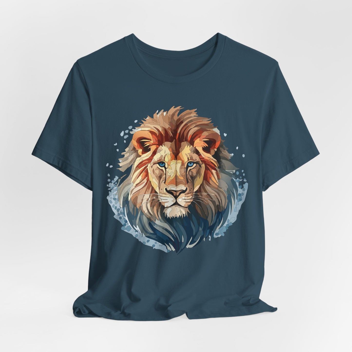 Lion Shirt, Animal Shirt, T-Shirt with Lion, Art Design Tee, Animal Tees, Safari T-Shirt 12