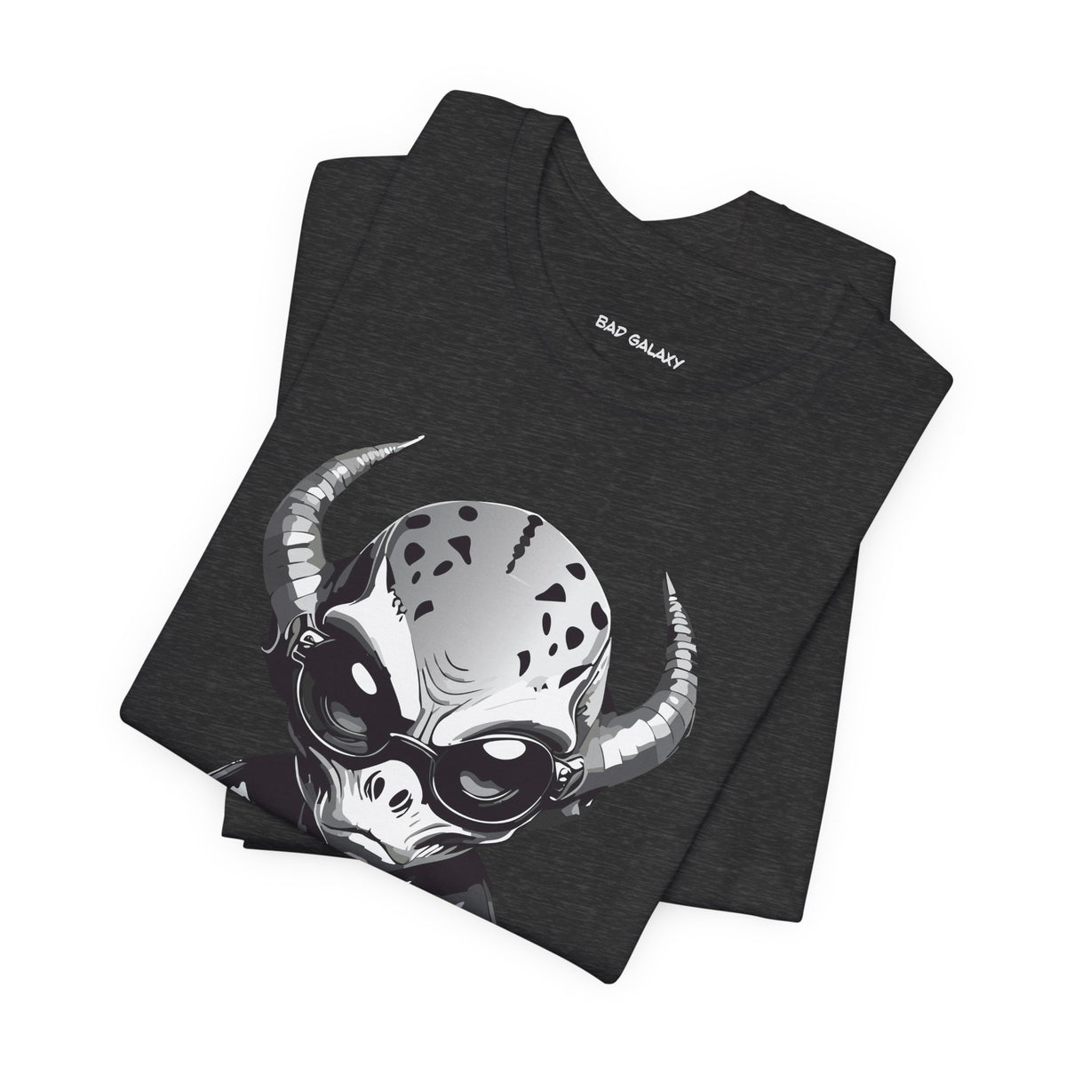 Alien Graphic Unisex Cotton Bella+Canvas Tee with Art Design b80