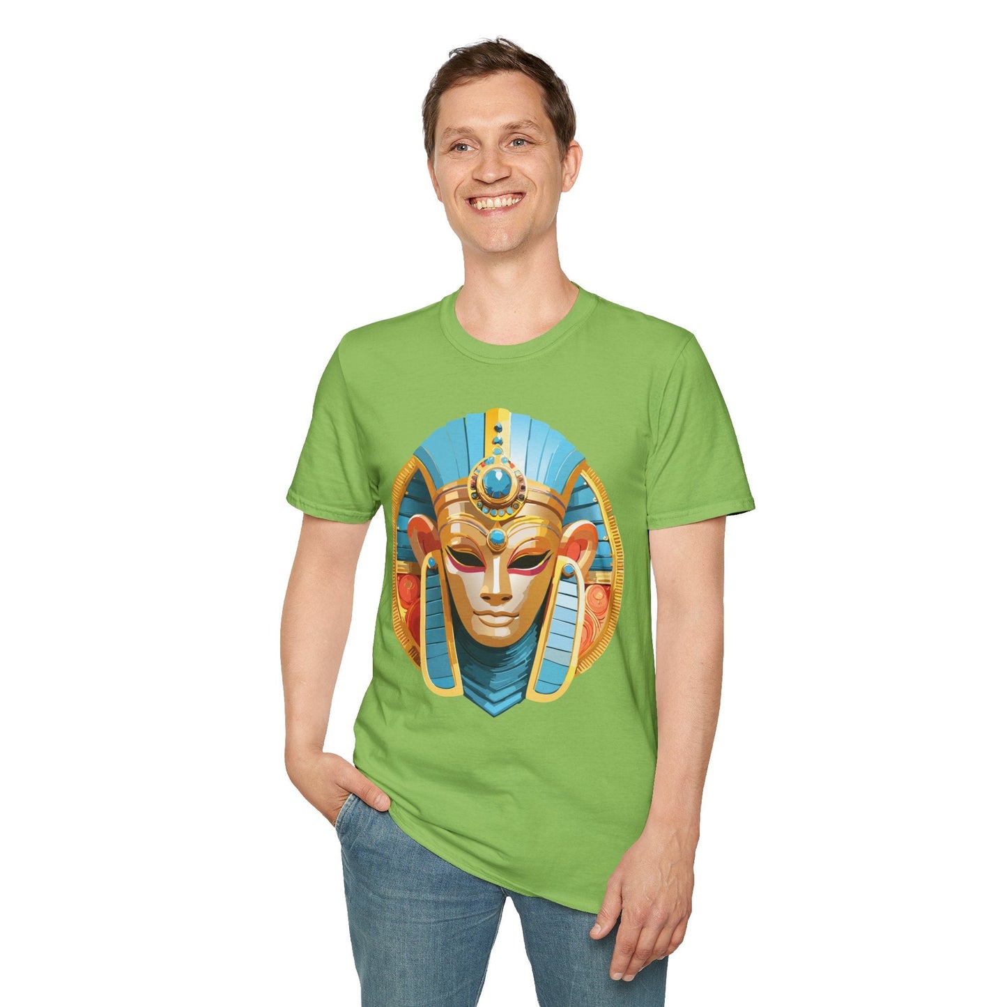 Mask Graphic Unisex Cotton Masquerade Design Artwork Tee 17