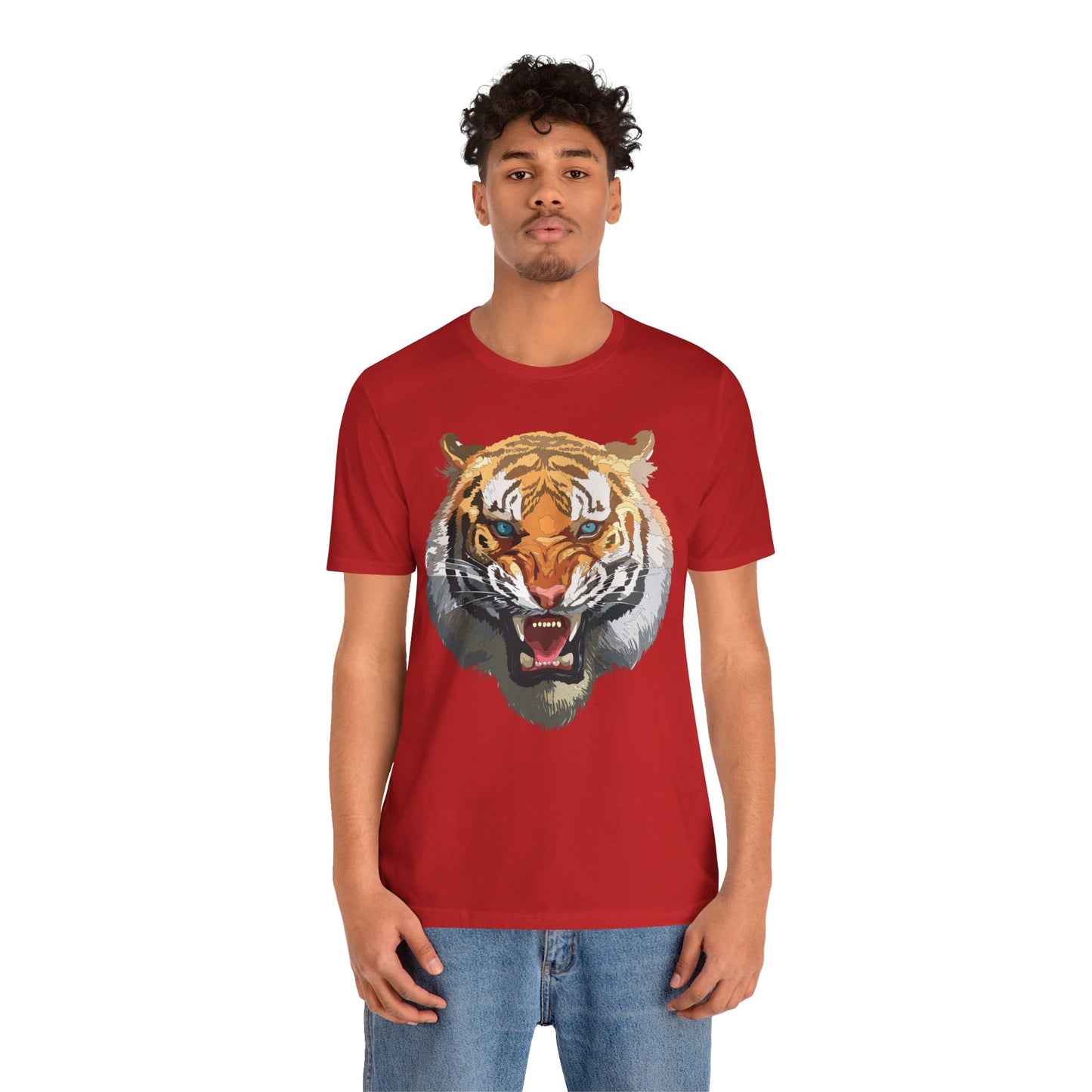 Tiger Shirt, Animal Shirt, T-Shirt with Tiger, Art Design Tee, Wild Animals Tees, Safari T-Shirt, Graphic Design Tee 15