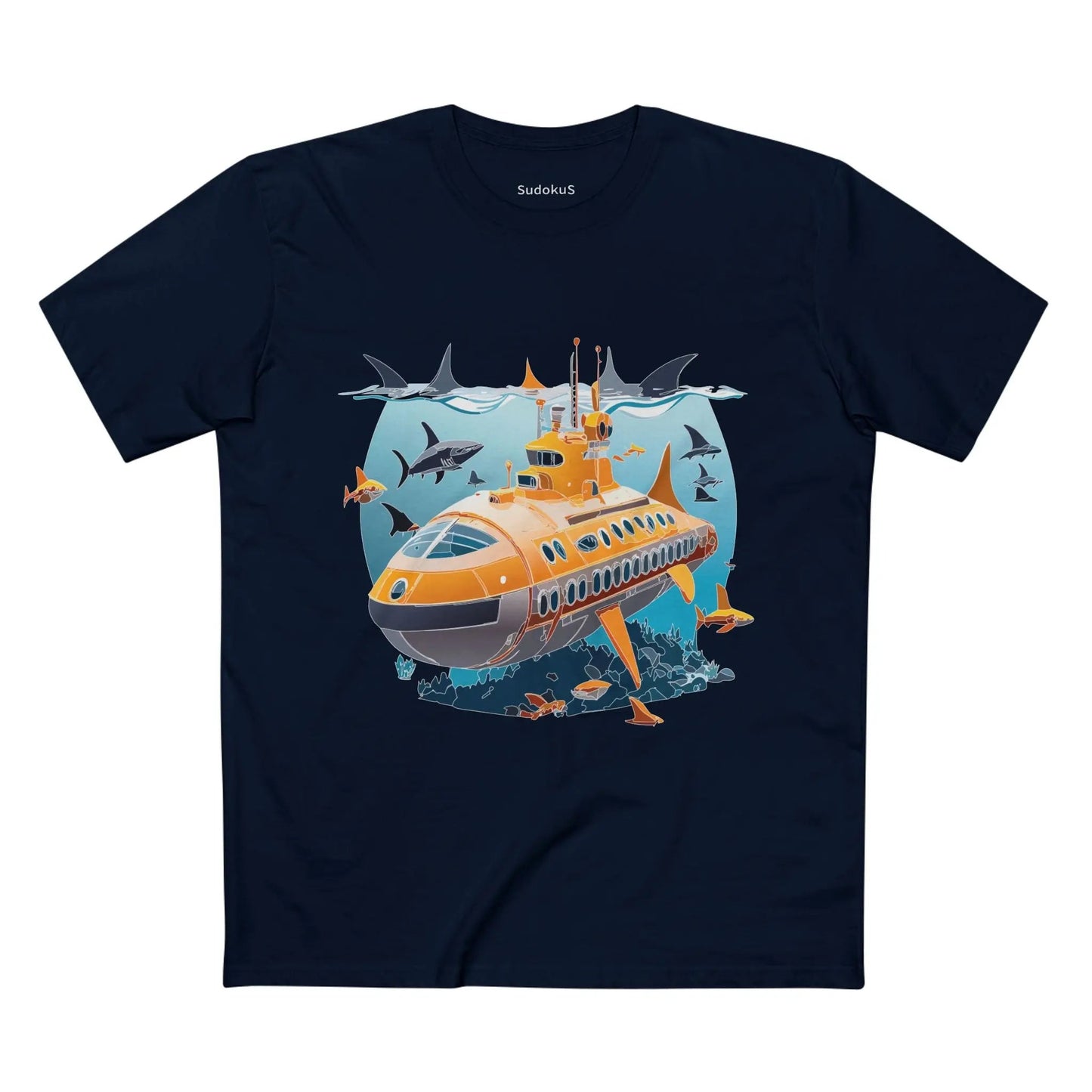 Ocean Coast Graphic Unisex 100 Cotton Staple Tee 17