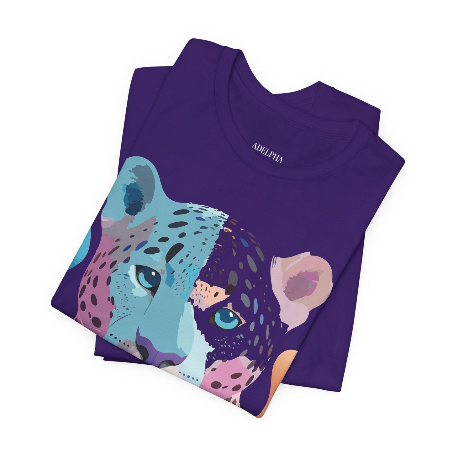 Cheetah Graphic Unisex 100 Cotton Artwork Tee 7