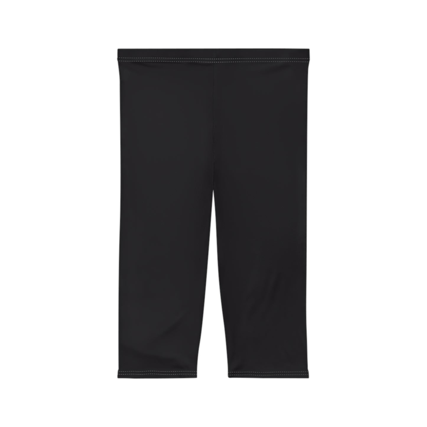 Shadow Grey Color Women's Brushed Suede Poly Span Casual Capri Leggings XS-2XL