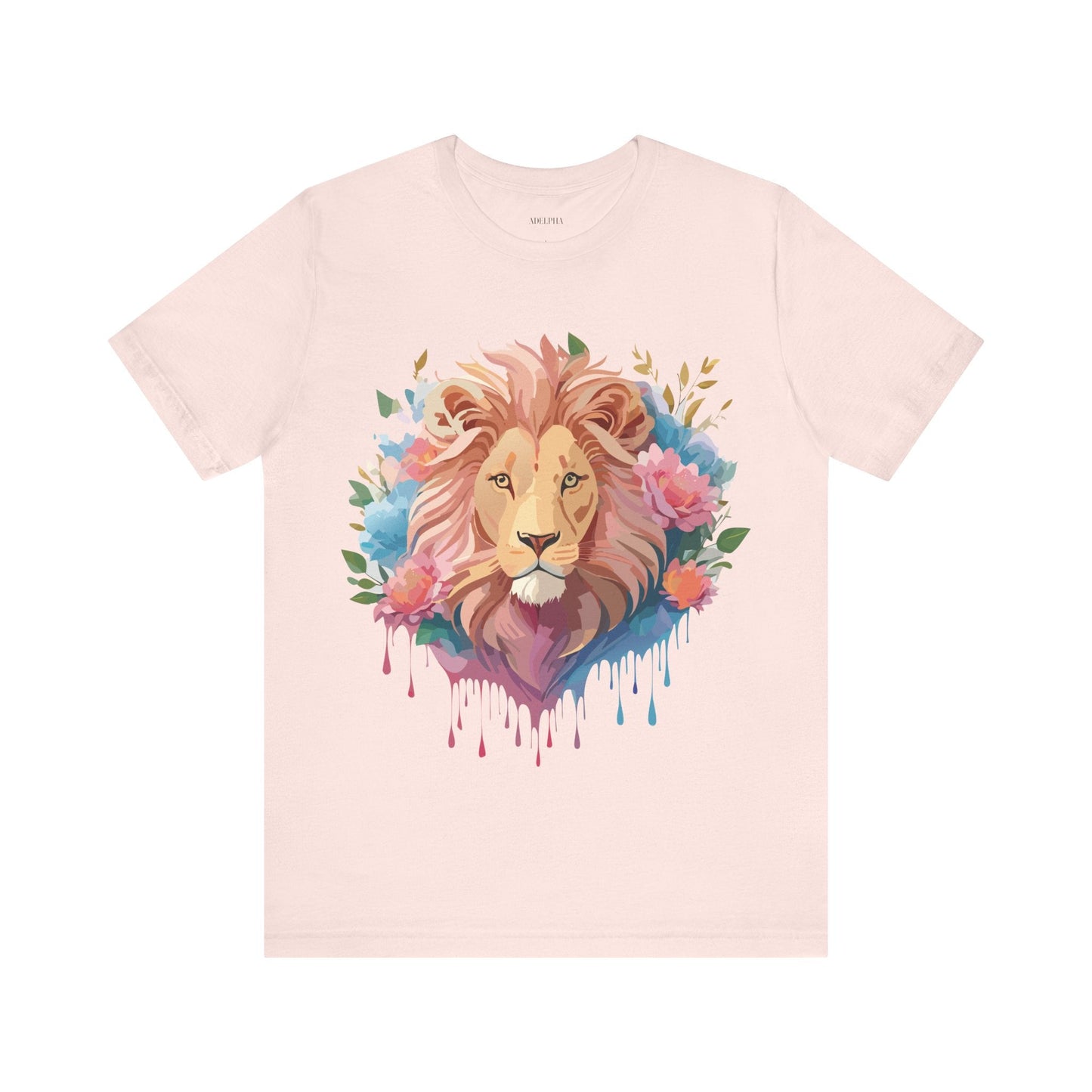 Lion Graphic T Shirt Unisex Short Sleeve Tee Vintage Inspired Adelpha Artwork Apparel