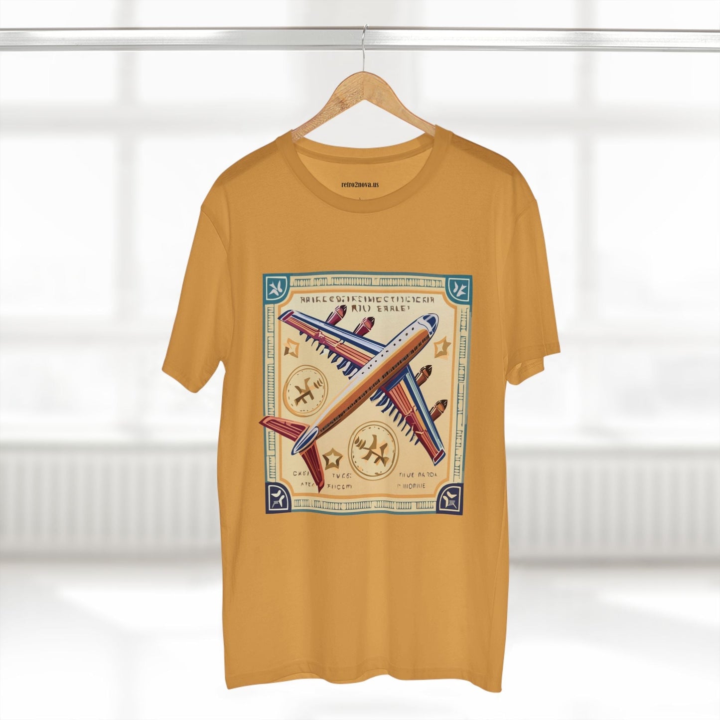 Postage Stamp Shirt Unisex Premium Cotton Tee With Original Art By Retro2Nova Art Collection