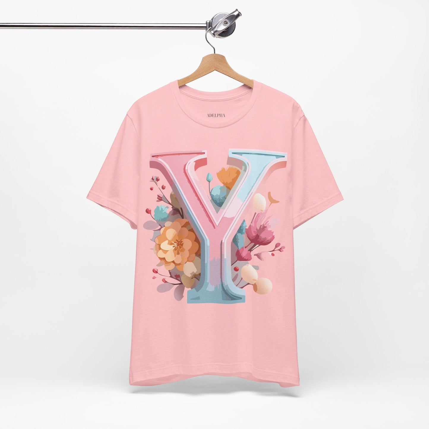 Unisex Letter Y Graphic Tee From Adelpha Vintage Inspired Artwork T Shirt For Everyday Wear