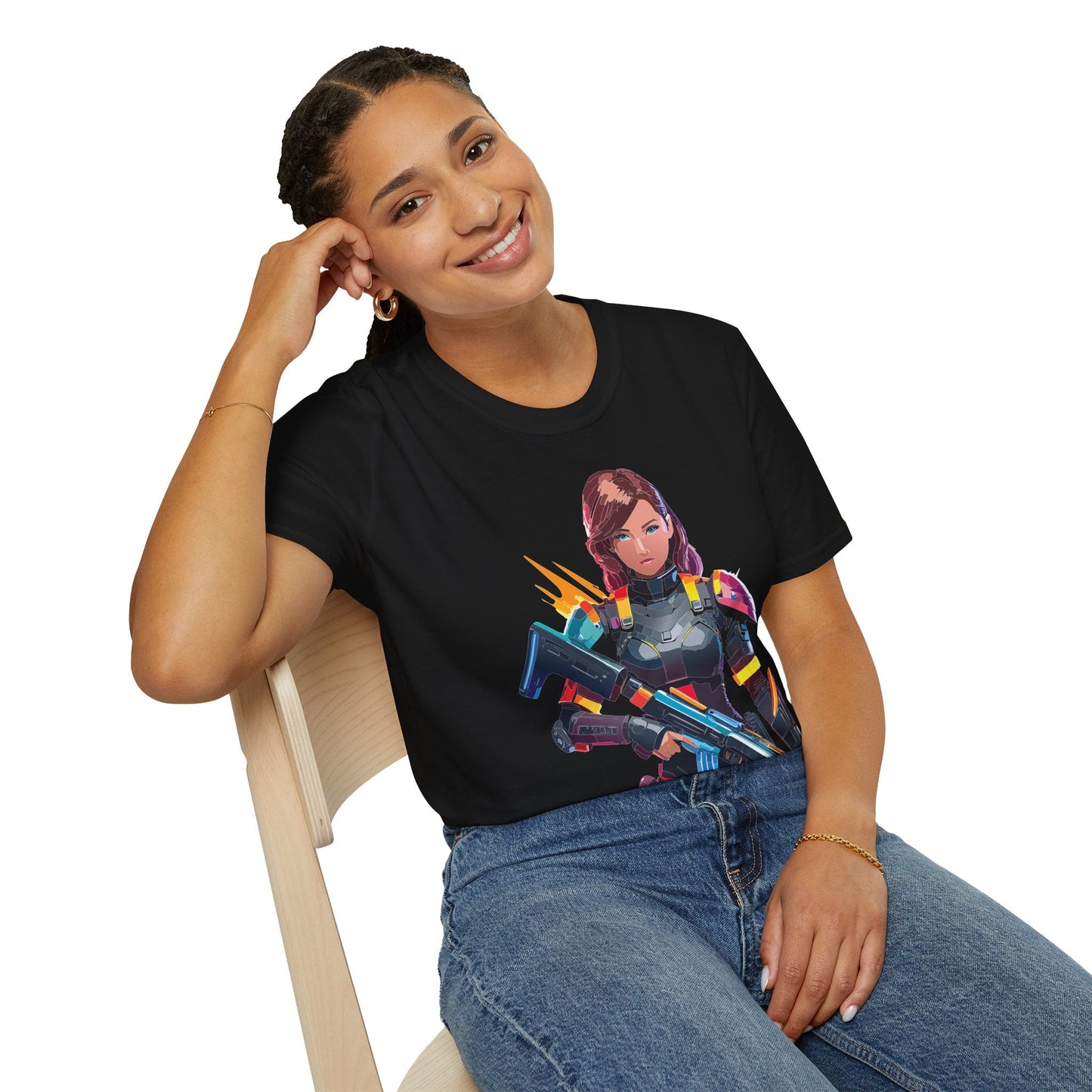 Robocop T Shirt Unisex Gildan Softstyle 64000 100 Percent Ring Spun Cotton Tee Casual Wear