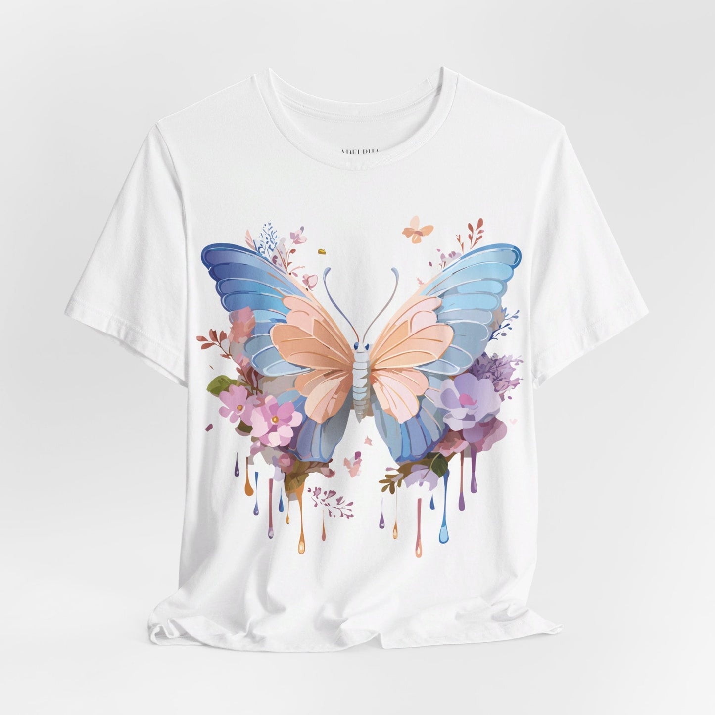 Butterfly Graphic Tee Unisex Jersey Short Sleeve Art Design Adelpha