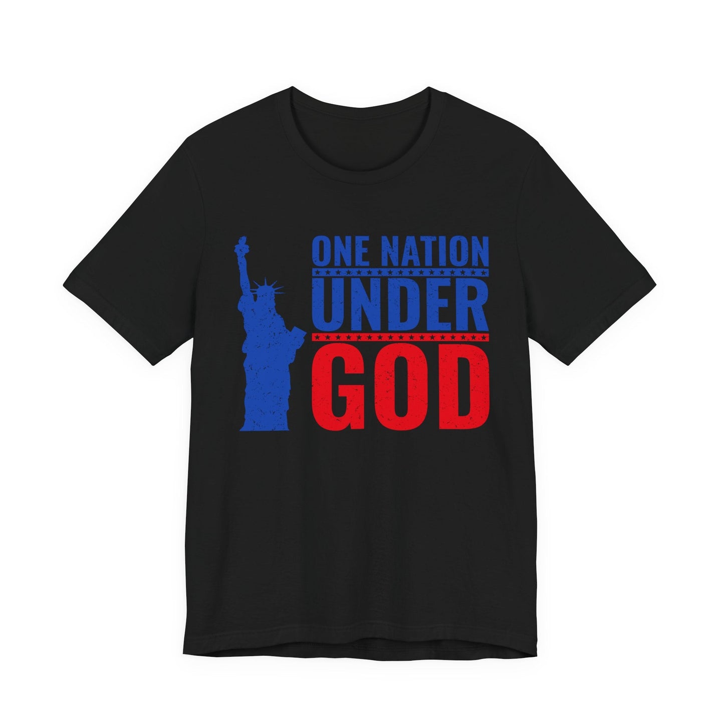 Statue of Liberty Patriotic Graphic Unisex Cotton T-Shirt a6
