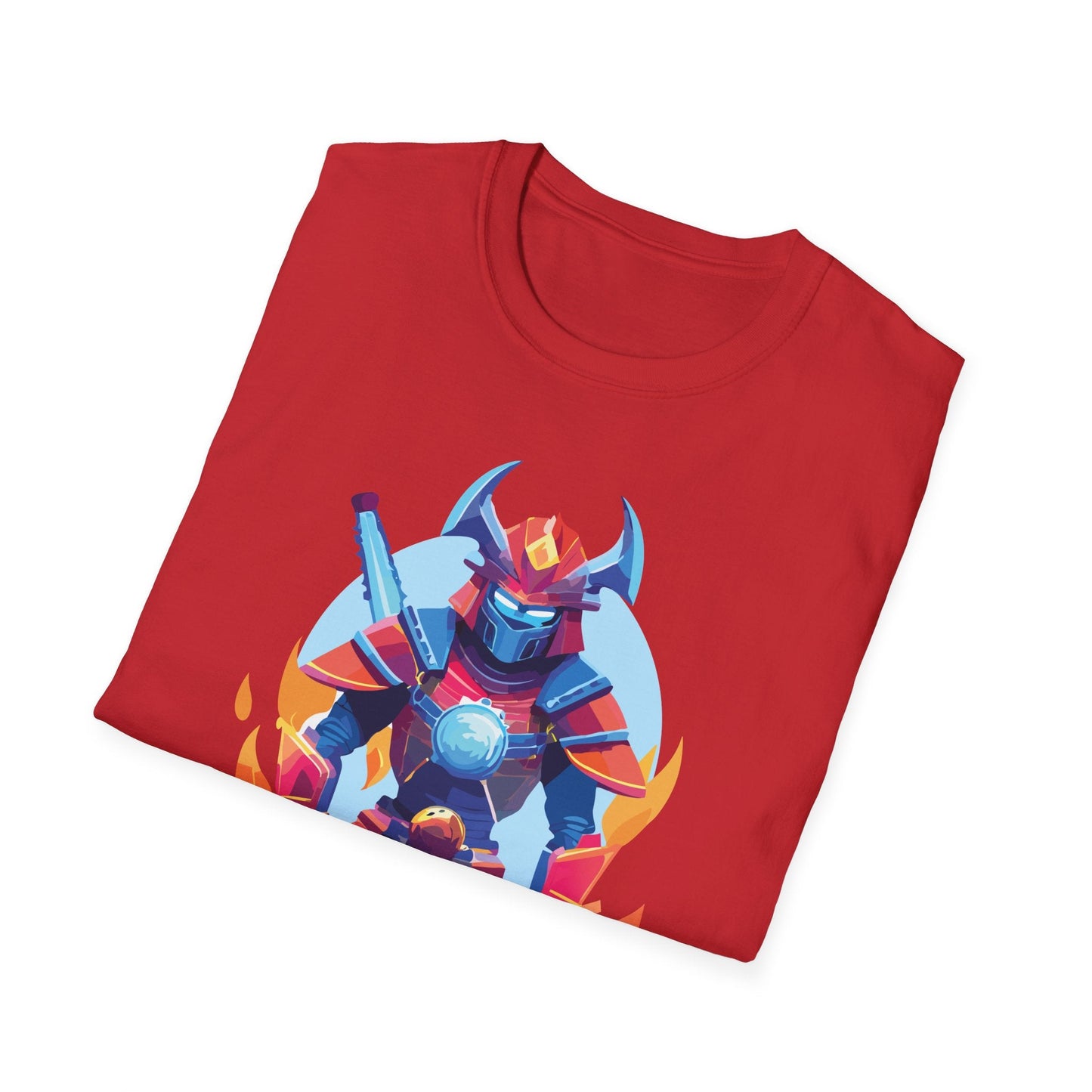 Samurai Shirt Unisex Gildan Softstyle 64000 Tee 100 Percent Ring Spun Cotton Comfort All Day Wear
