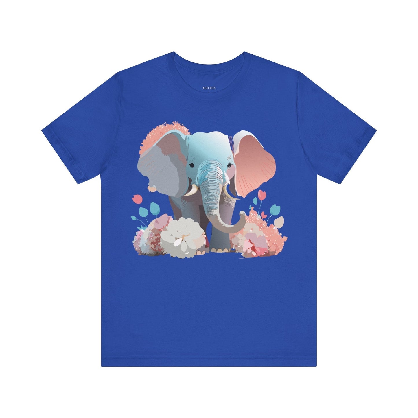 Elephant Graphic Unisex 100 Cotton Jersey Vintage Art Design Tee 22