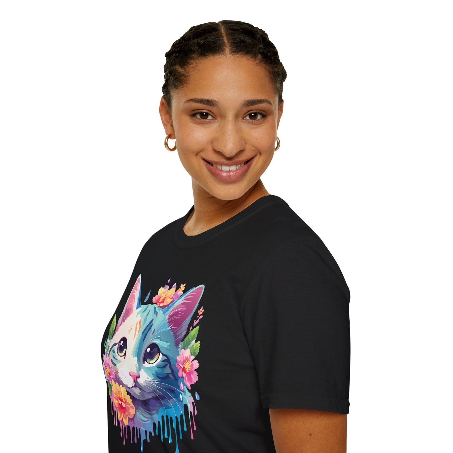 Cat Shirt Unisex Cat Lover Tee Premium Gildan Softstyle 64000 Lightweight